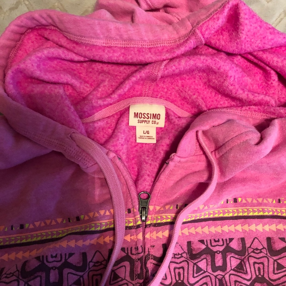 Pink Aztec Zip Jacket - Picture 2 of 2